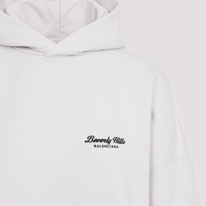 BALENCIAGA Áo hoodie rộng phong cách Beverly Hills