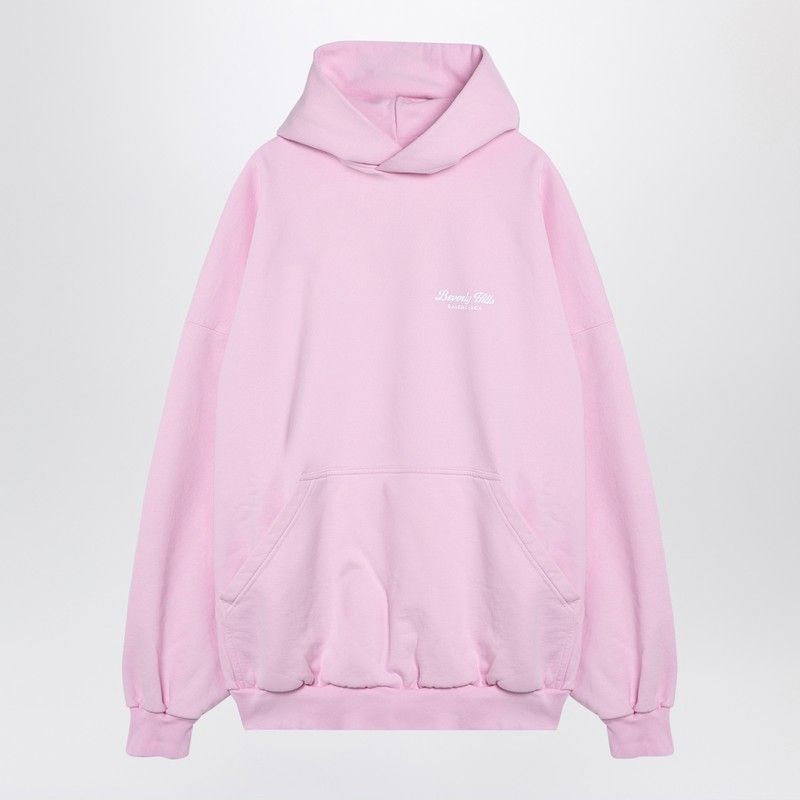 BALENCIAGA Áo hoodie rộng phong cách Beverly Hills