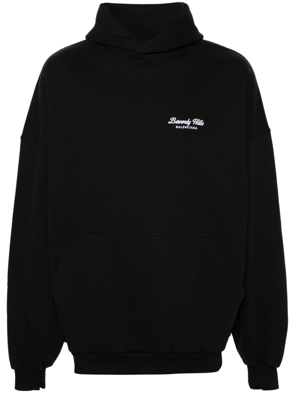 BALENCIAGA Oversized Slouchy Hoodie in Black