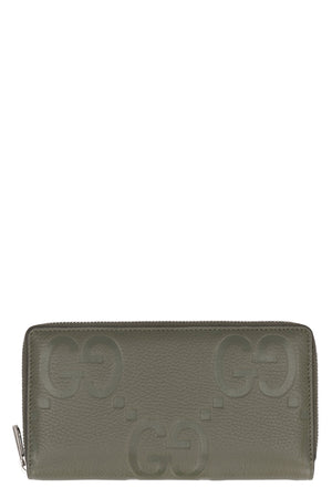 GUCCI Green Grainy Leather Wallet for Men - FW23