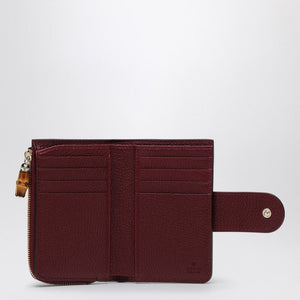 GUCCI Medium Leather Wallet in Classic Red