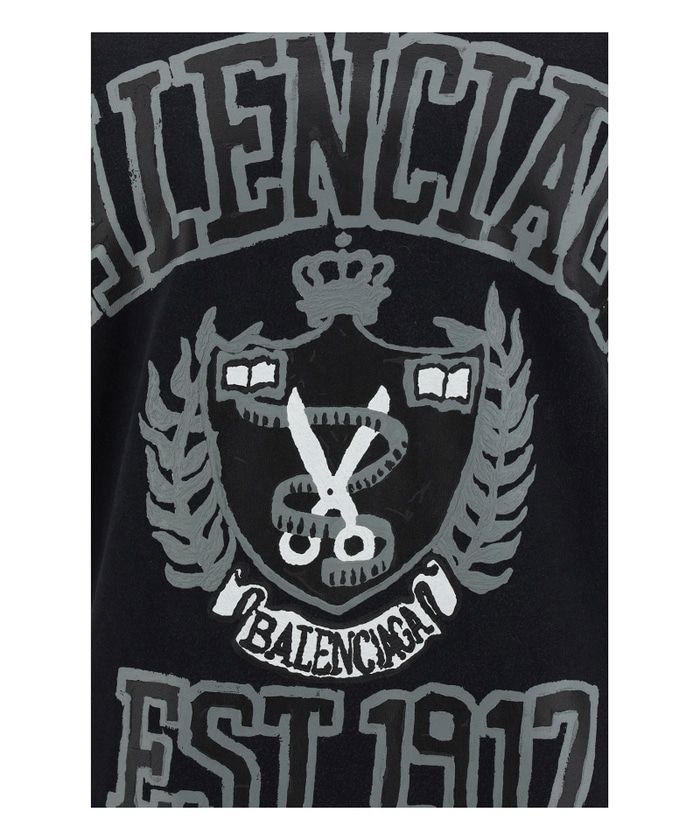 Vintage Balenciaga Est.1917 T-Shirt in Black for Men (SS24)