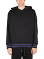 VERSACE JEANS COUTURE Classic Hoodie with Drawstring - Men’s Apparel