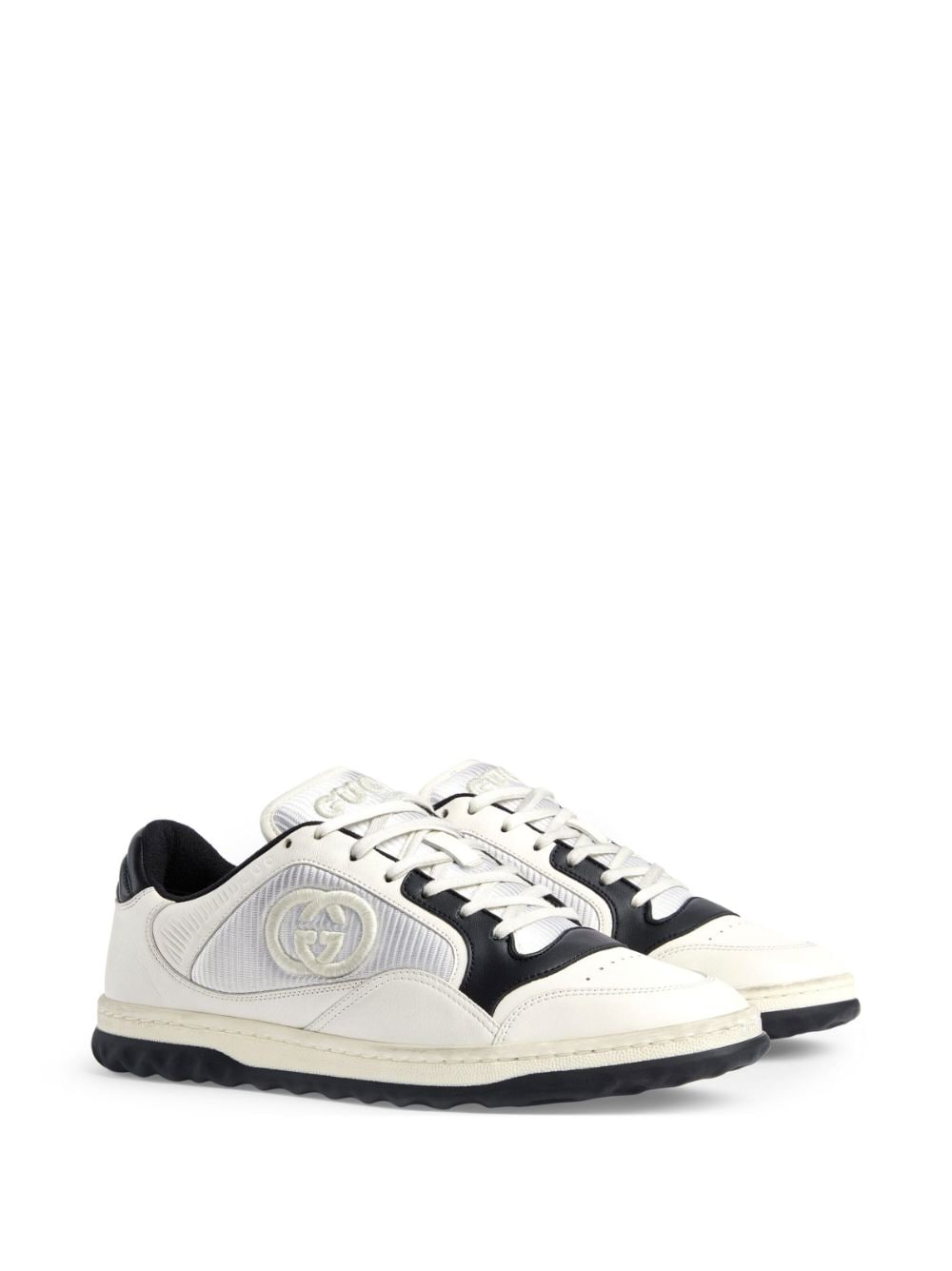 GUCCI Men's Distressed Leather Sneakers