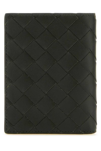 BOTTEGA VENETA Soft Leather and Raffia Men's Wallet - FW23