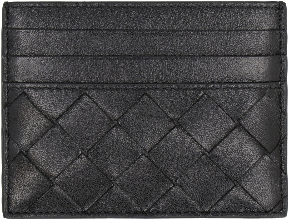 BOTTEGA VENETA Mini Intrecciato Leather Card Case