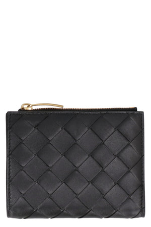 BOTTEGA VENETA Intrecciato Motif Leather Wallet for Women