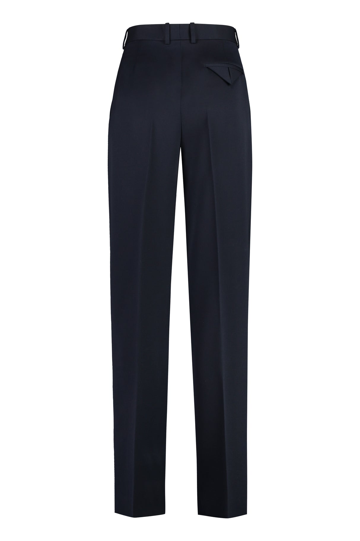 BOTTEGA VENETA Navy Straight Leg Tailored Trousers for Women