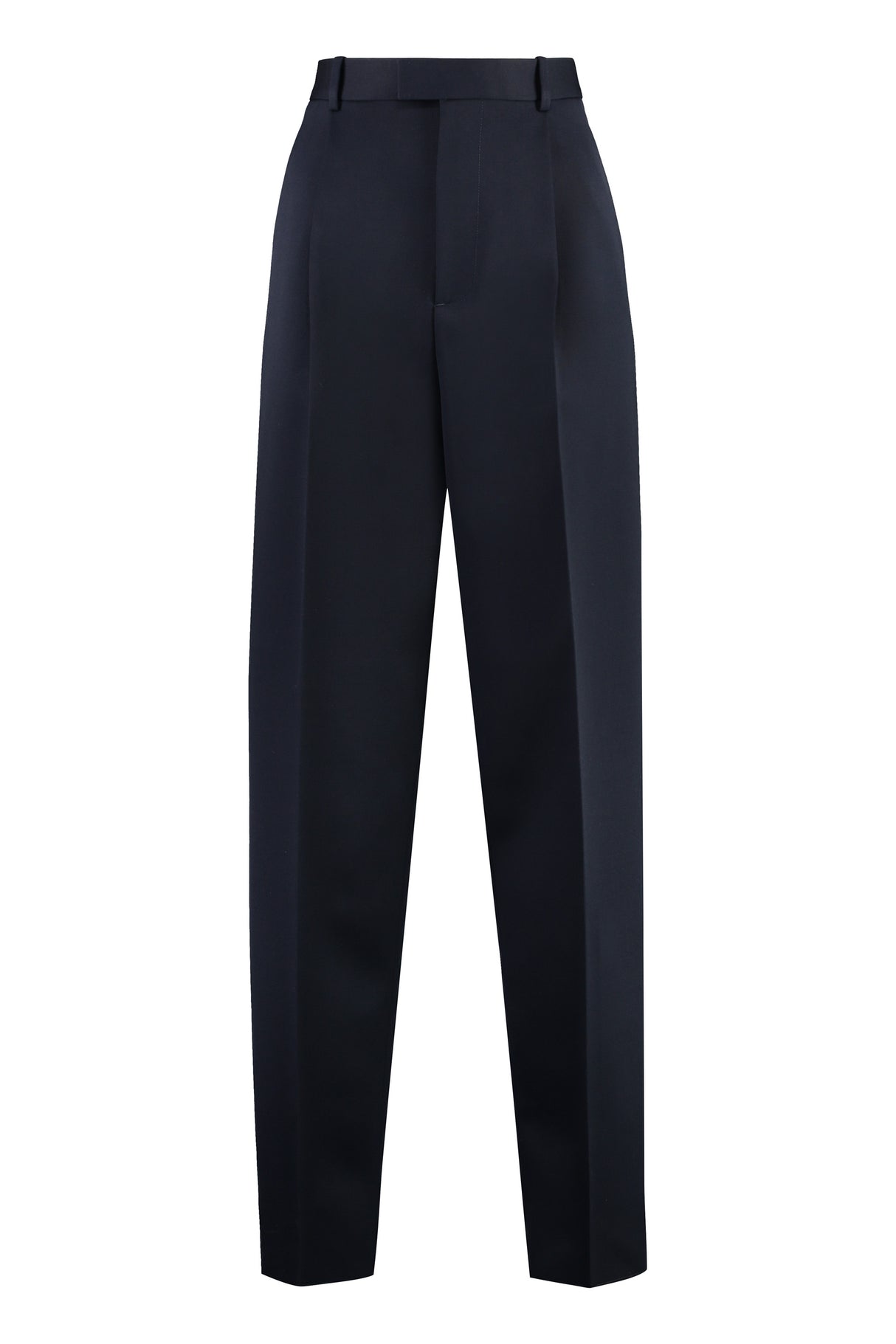 BOTTEGA VENETA Navy Straight Leg Tailored Trousers for Women