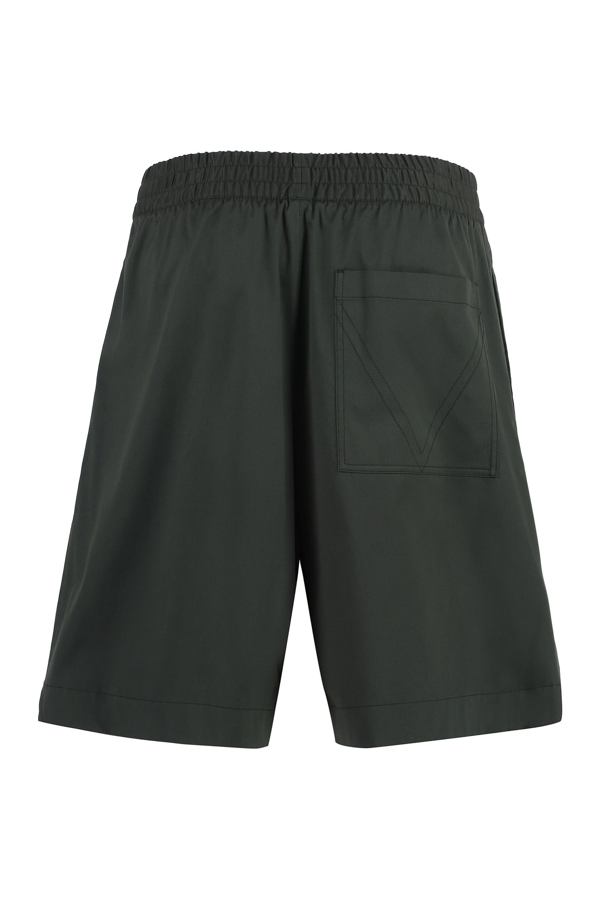 BOTTEGA VENETA Green Cotton Blend Shorts - SS23 Collection