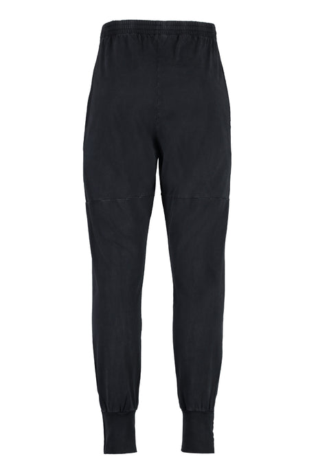 BALENCIAGA Men's Vintage Cotton Track Pants in Black - FW23 Collection