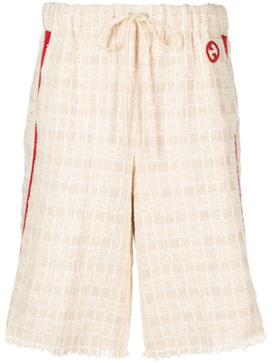 GUCCI White Women's 23FW Shorts & Burmudas