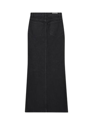 BALENCIAGA Elegant Black Denim Skirt for Women - FW23