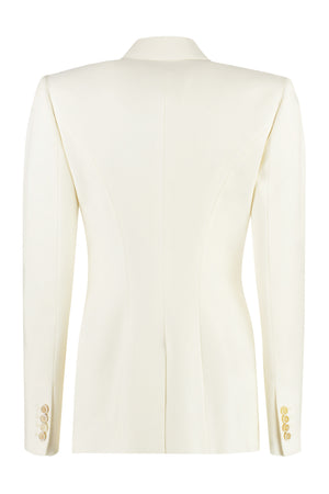 ALEXANDER MCQUEEN Double-Breasted Wool Jacket for Women - SS23 Collection