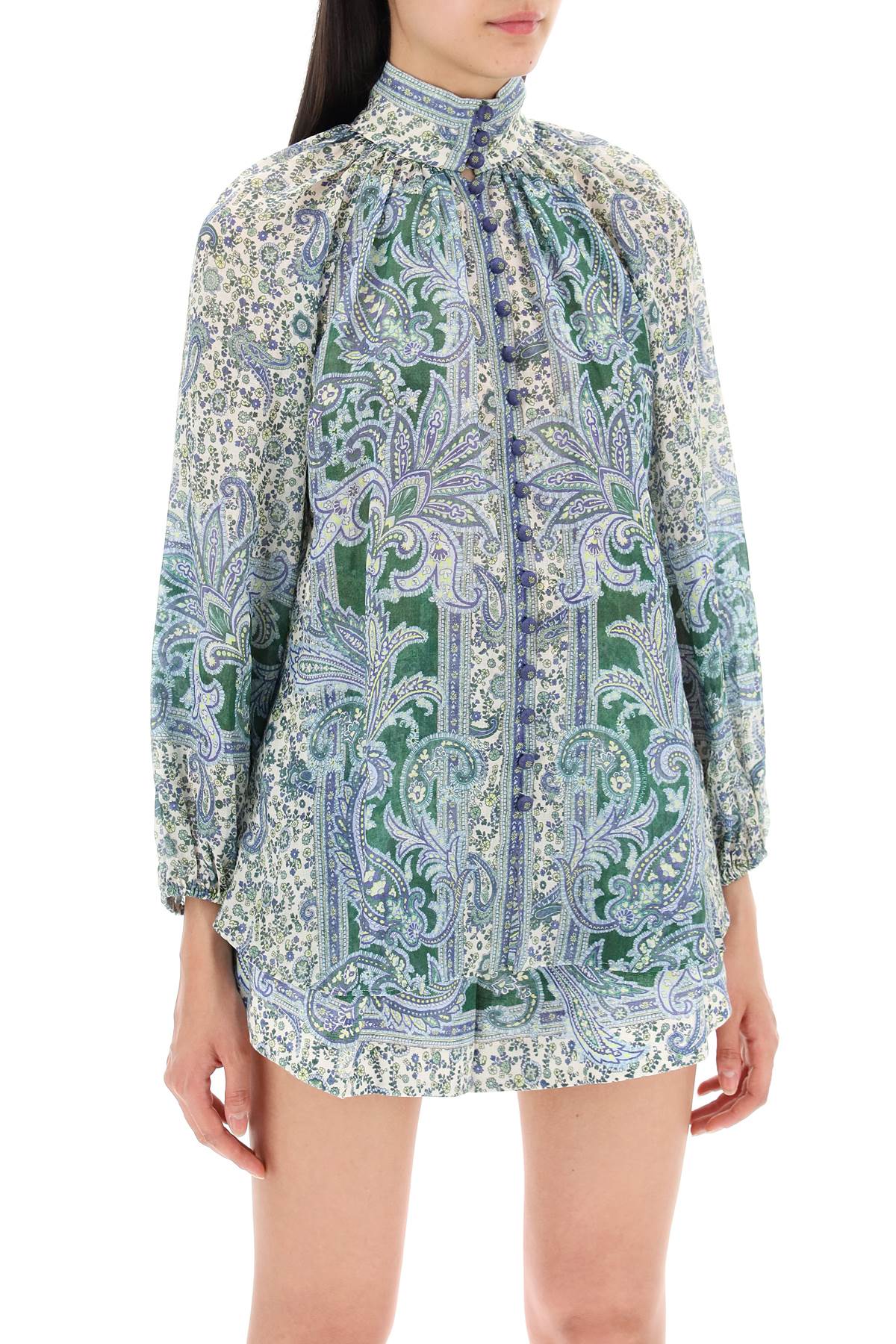 ZIMMERMANN Ottie Billow Multicolor Blouse