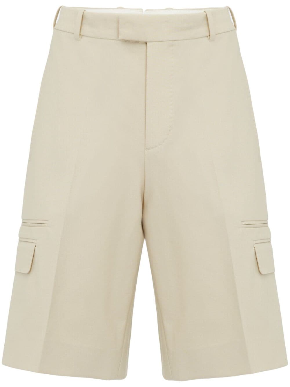 ALEXANDER MCQUEEN Sophisticated Beige Shorts for Men