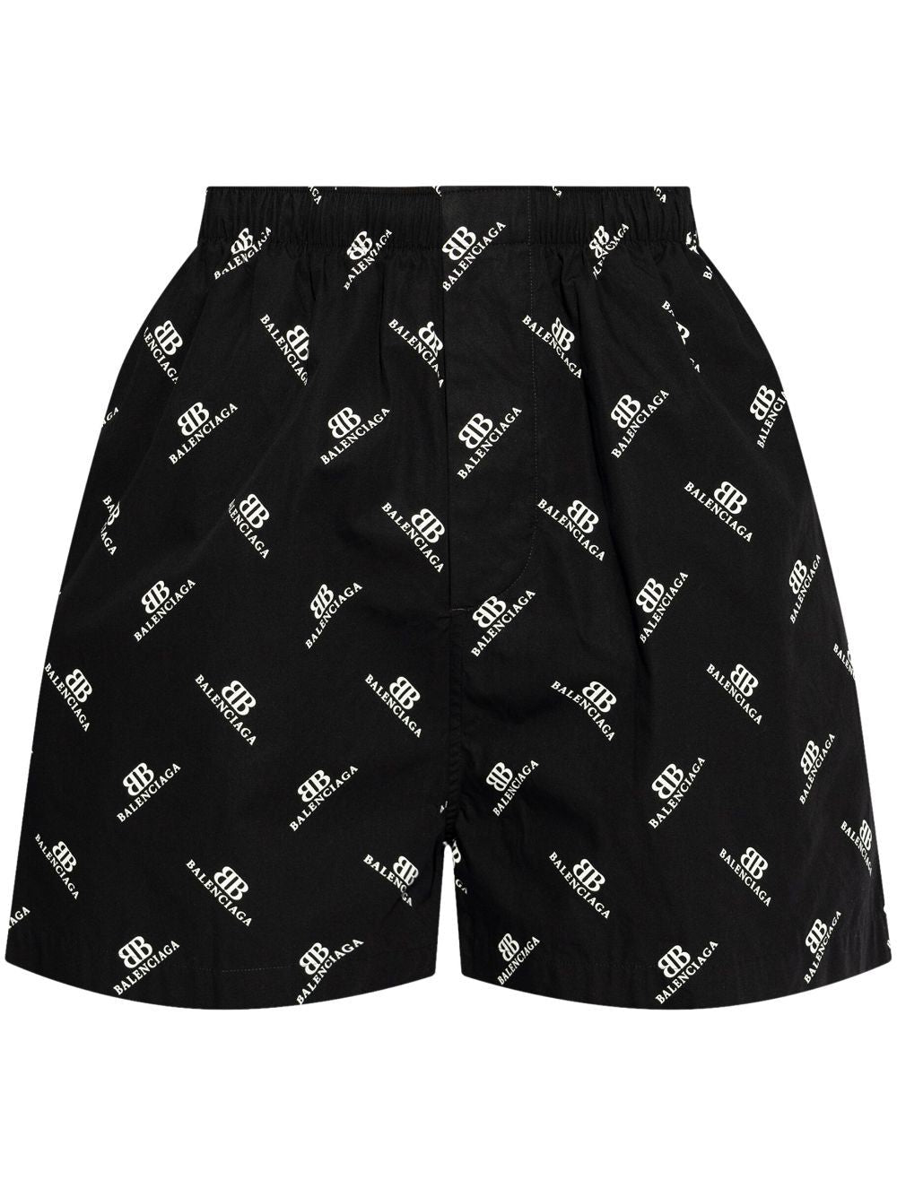 BALENCIAGA Luxury Cotton Lounge Shorts