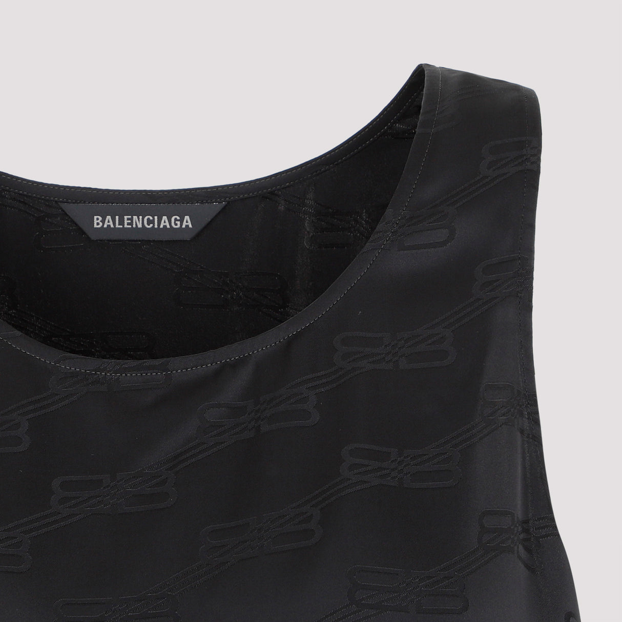 BALENCIAGA Stunning Black Viscose Top for Women - SS23 Collection