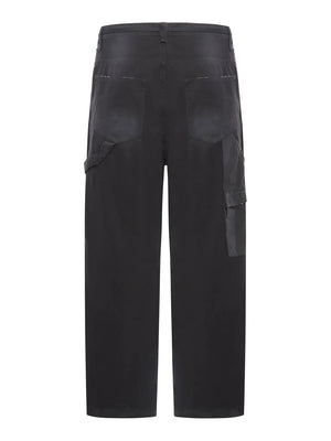 BALENCIAGA Men's Contemporary Cotton Cropped Skater Pants