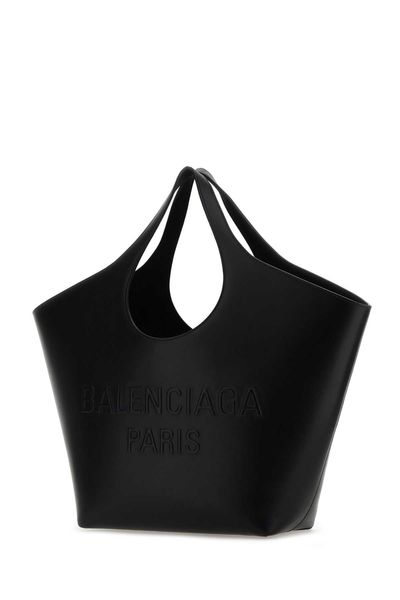 BALENCIAGA Sleek Black Tote Handbag for FW23