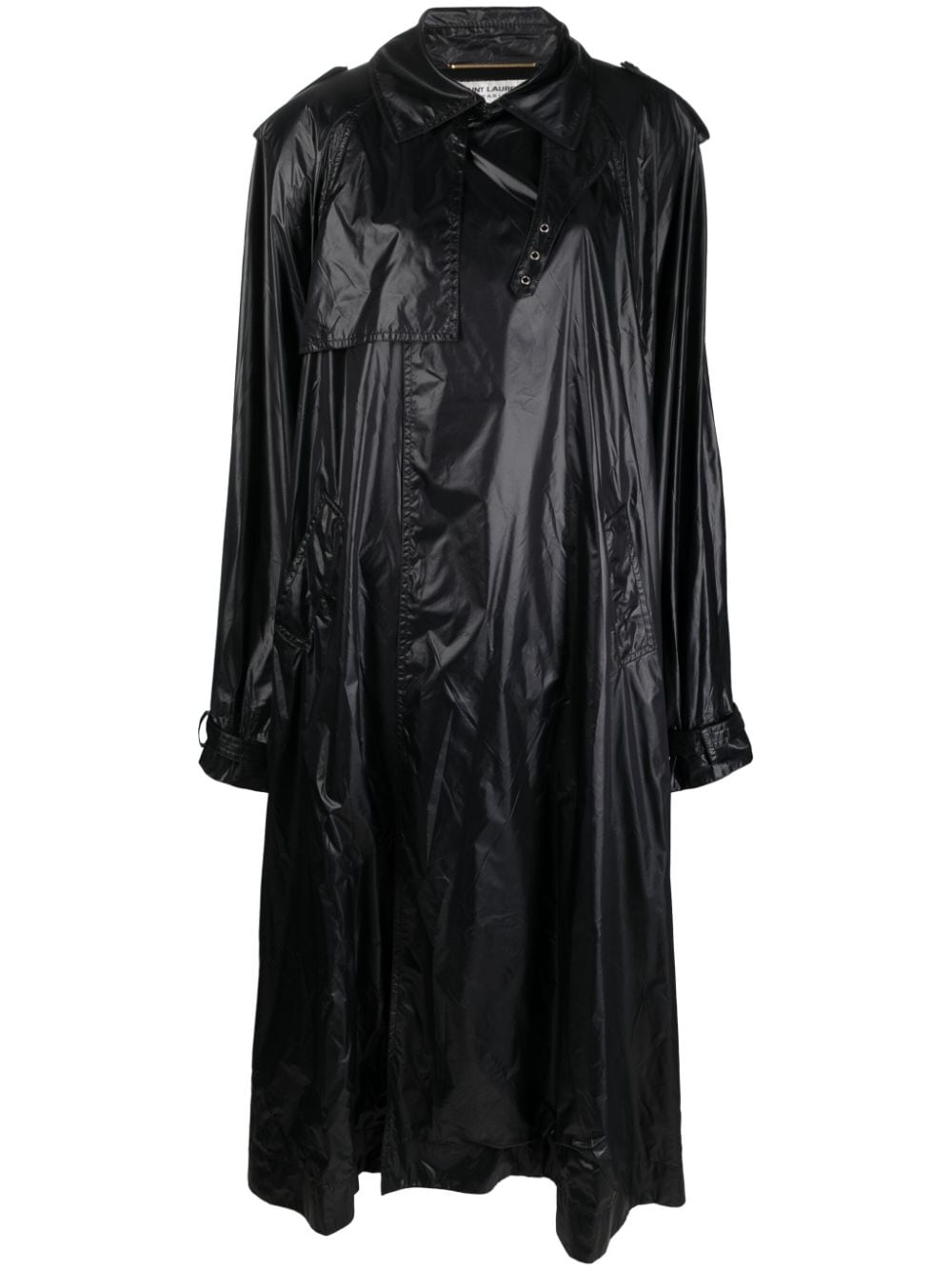 Áo khoác RỘNG DÀI màu đen cho nữ - Bộ sưu tập FW23