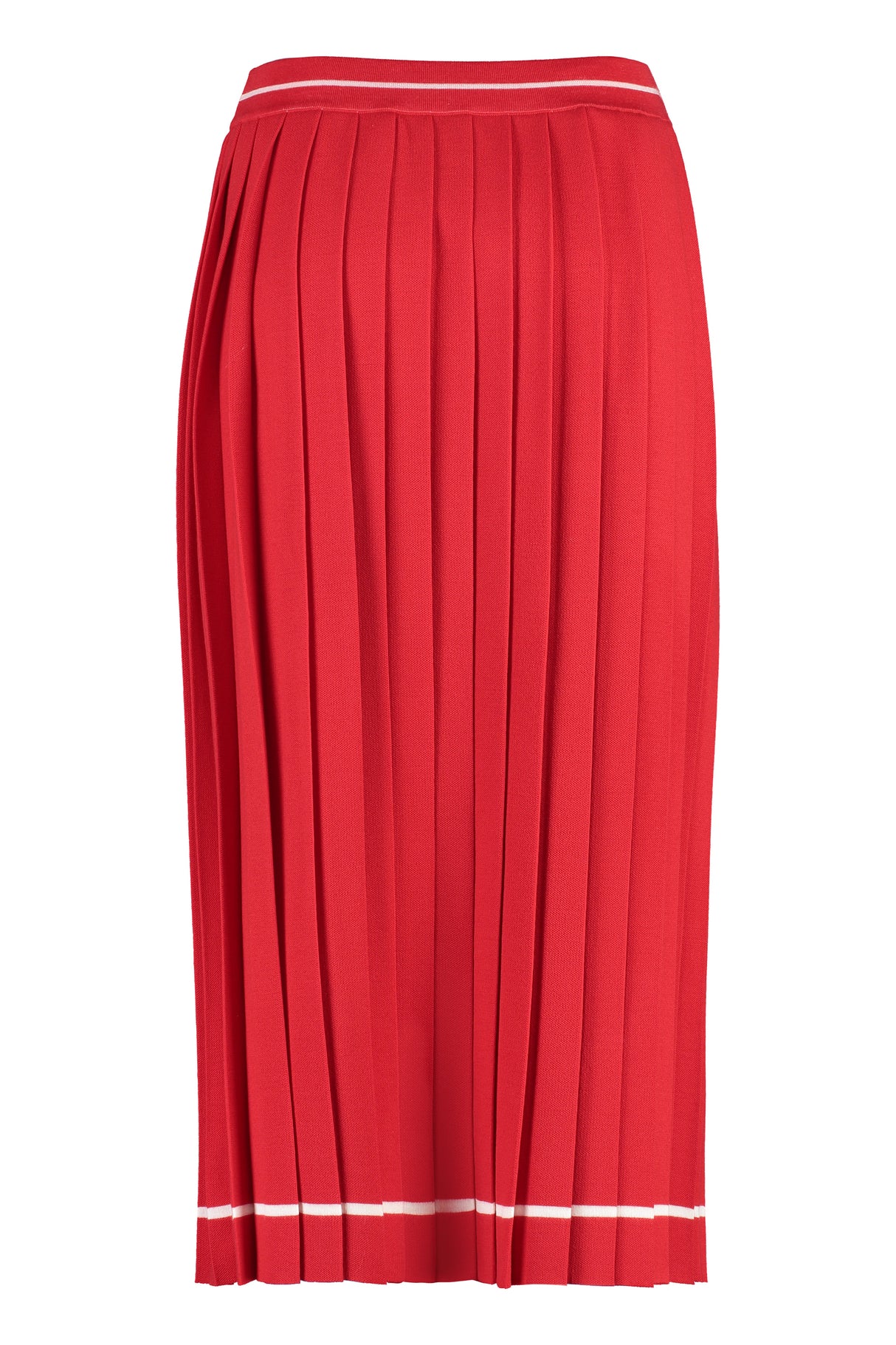 Chân váy xếp ly đỏ cho phụ nữ | Bộ sưu tập FW23
