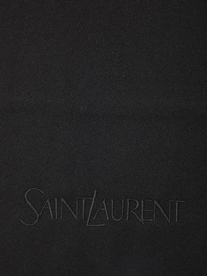 SAINT LAURENT Khăn choàng cashmere đen sang trọng