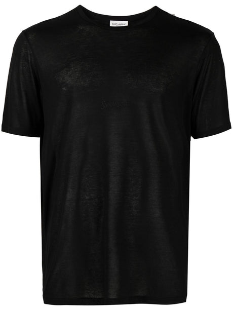 SAINT LAURENT Short-Sleeve Crew-Neck T-Shirt