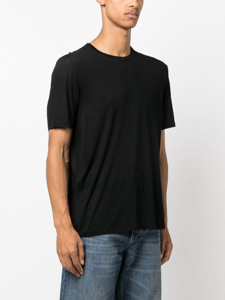 SAINT LAURENT Short-Sleeve Crew-Neck T-Shirt