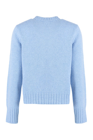 BOTTEGA VENETA Blue Wool Knot Sweater for Women - FW23 Collection