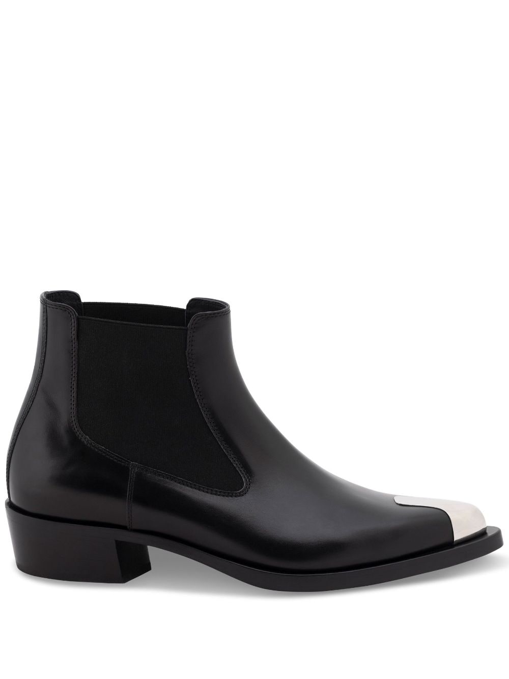 ALEXANDER MCQUEEN Men's 23FW Black Boots for Modern Style