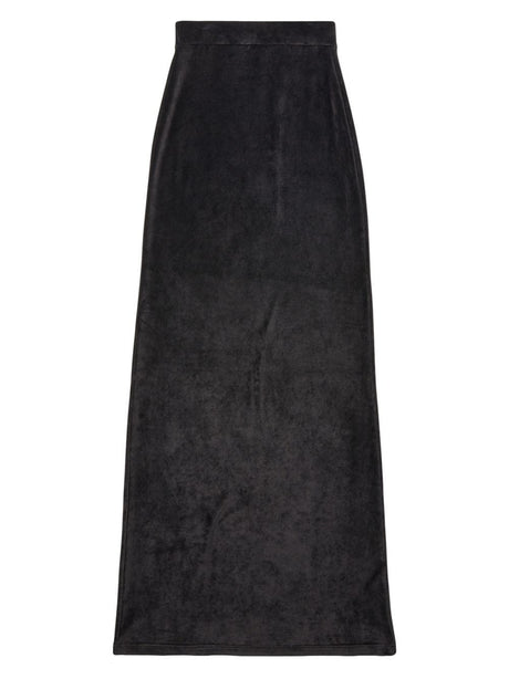 Váy Maxi Cao Cấp Lụa Nhung Đen Cho Nữ - Lựa Chọn Có Ý Thức từ Thương Hiệu Rated Good