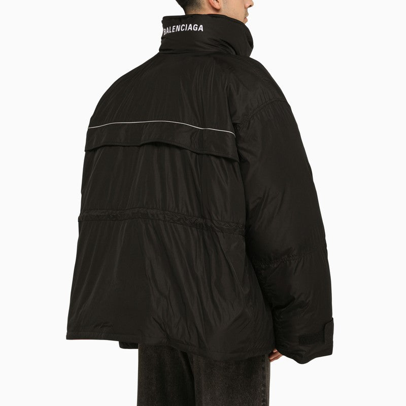 BALENCIAGA Trendy Black Parka Jacket for Men