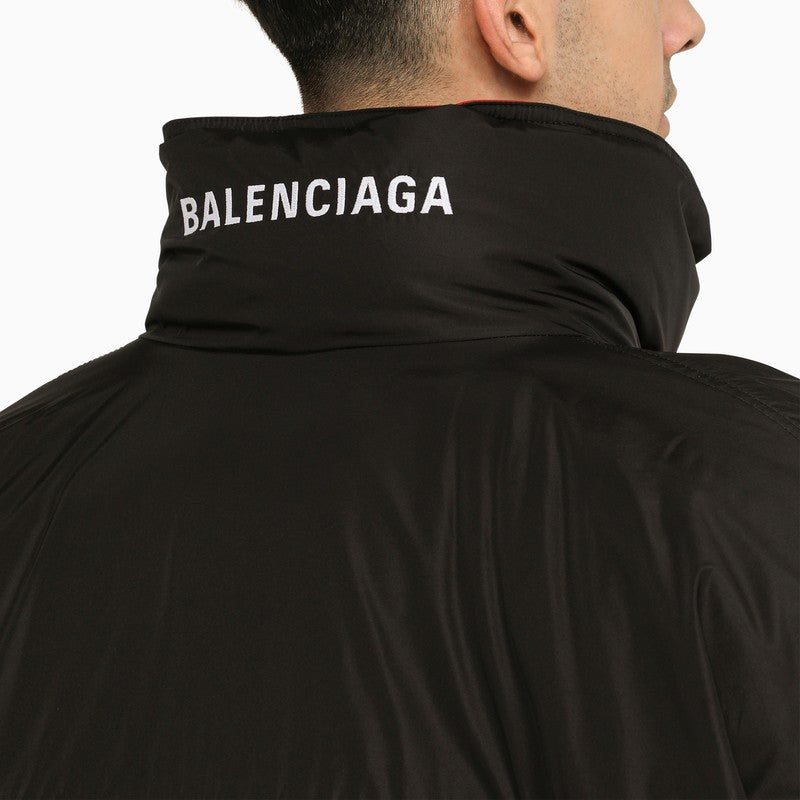 BALENCIAGA Trendy Black Parka Jacket for Men