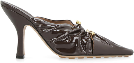 BOTTEGA VENETA Stylish Brown Leather Women's Flats for FW23