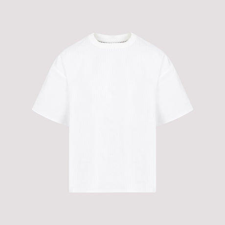 BOTTEGA VENETA White Cotton Crew-Neck T-Shirt for Women - SS24 Collection