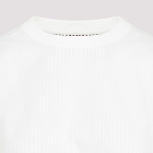 BOTTEGA VENETA White Cotton Crew-Neck T-Shirt for Women - SS24 Collection