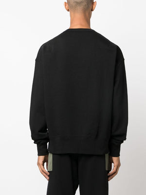 ALEXANDER MCQUEEN Organic Cotton Contrast Pocket Sweatshirt