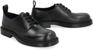 BOTTEGA VENETA Men's Black Lace-Up Shoes - FW23 Collection