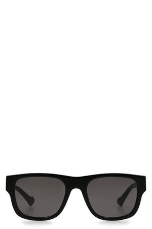 GUCCI Classic Black Acetate Sunglasses for Men - FW23 Collection