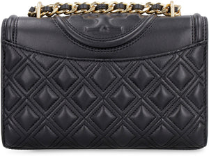 TORY BURCH Classic Black Quilted Shoulder Handbag for Women