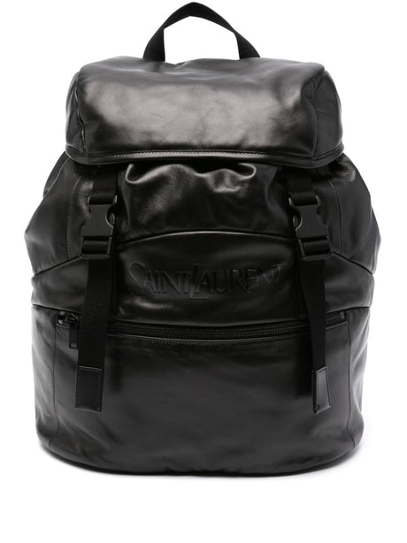 SAINT LAURENT Premium Men's Backpack with Logo Print