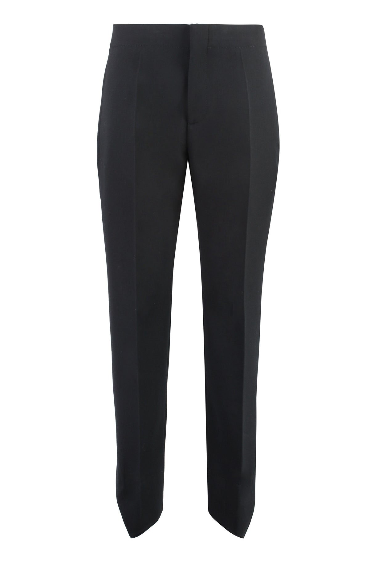 BOTTEGA VENETA Black Wool Pants for Women - FW23 Collection