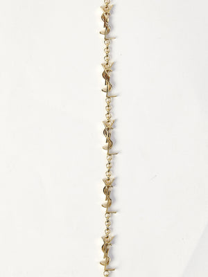 SAINT LAURENT Cassandra Chain Bracelet - Gold