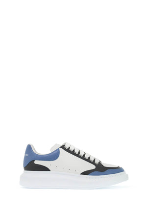 ALEXANDER MCQUEEN Luxury Oversize Leather Sneakers with Contrasting Details