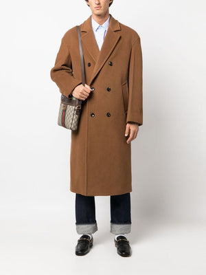 Brown Wool Jacket for Men - FW23 | GUCCI | 757813ZACEV