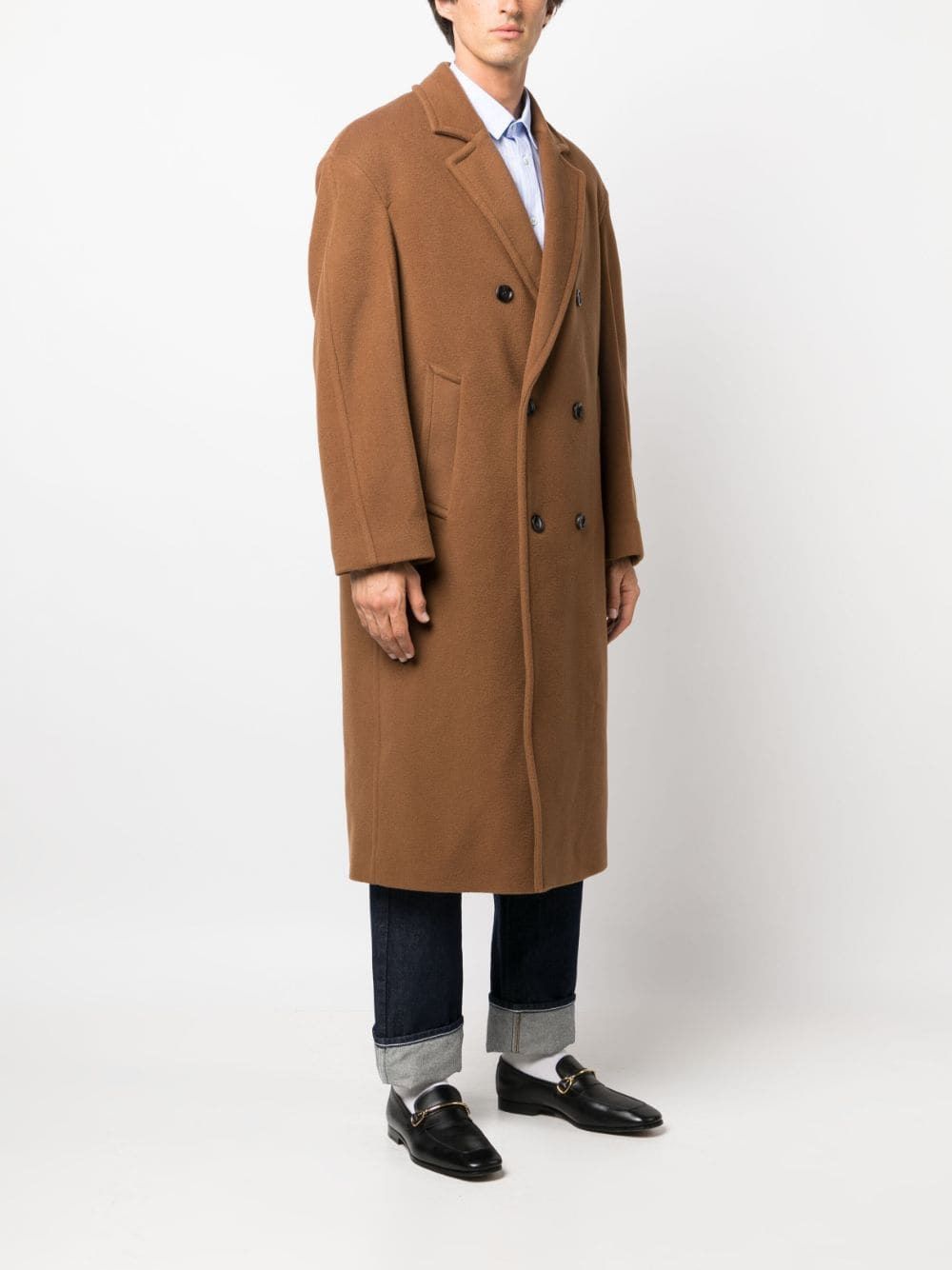 Brown Wool Jacket for Men - FW23 | GUCCI | 757813ZACEV
