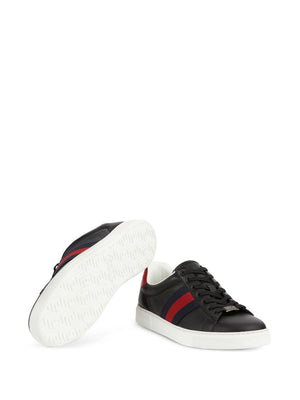 GUCCI Premium Leather Low-Top Sneakers