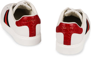 GUCCI Ace Leather Low-Top Sneakers