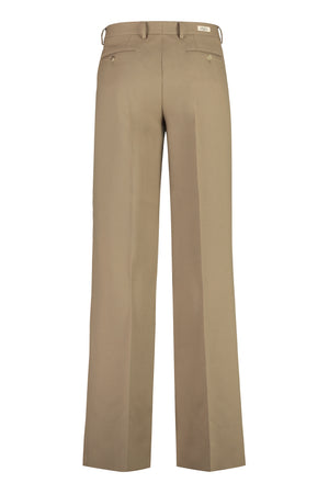 GUCCI Men's Fluid Drill Trousers in Camel for FW23